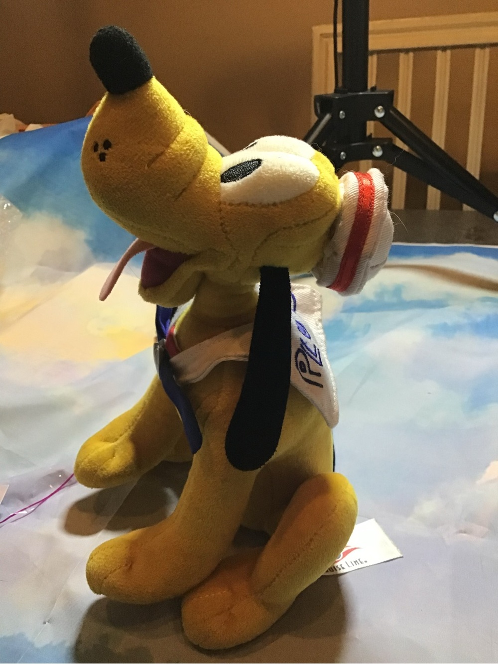 Disney cruise line 9” Pluto dog sailor plush toy - Picture 2 of 5